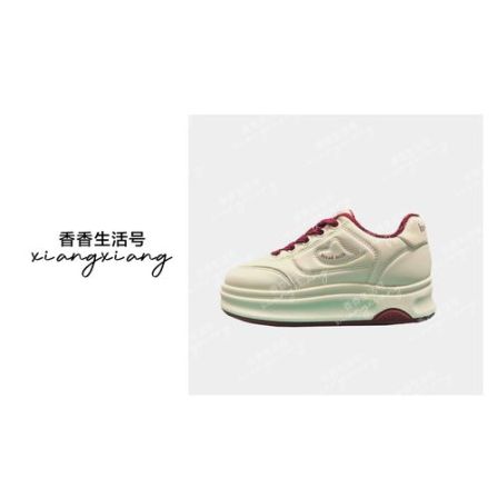 厚底小白鞋2025时尚百搭加绒休闲鞋XX 6616 跟高4CM