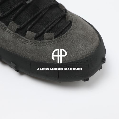 AP洛哥54138XH【畅途】牛反毛+飞织系带机能短靴时尚休闲百搭休闲鞋主图