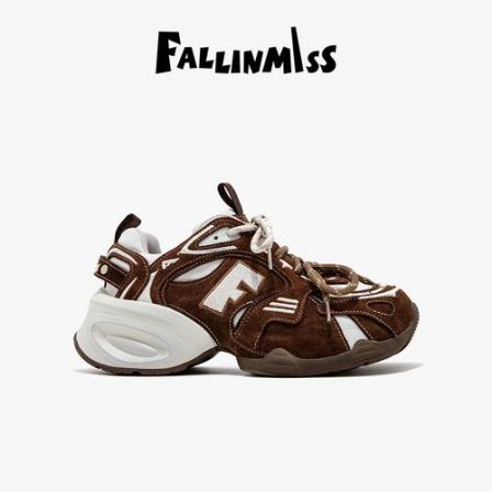 【赵昭仪同款】明星同款非谜浪浪鞋25年百搭老爹鞋女厚底增高舒适*