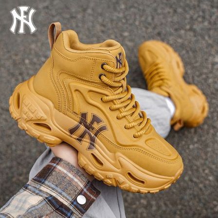 FN爆款男士休闲鞋秋冬新款高帮增高5CM户外运动鞋防滑耐磨马丁靴