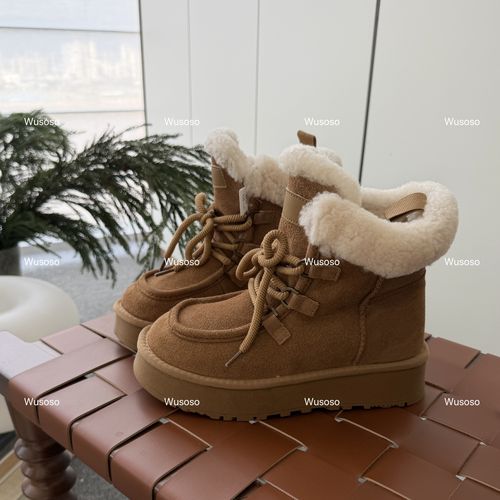 【soso】26ss｜5cm厚底时尚保暖雪地靴2410主图