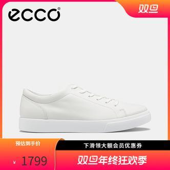 ECCO爱步休闲鞋男 26年新款轻商务简约舒适板鞋 柔酷10号560114