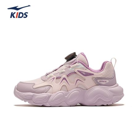 【吴总推荐】星穹2丨鸿星尔克儿童新年款旋钮减震防滑软底防滑跑鞋