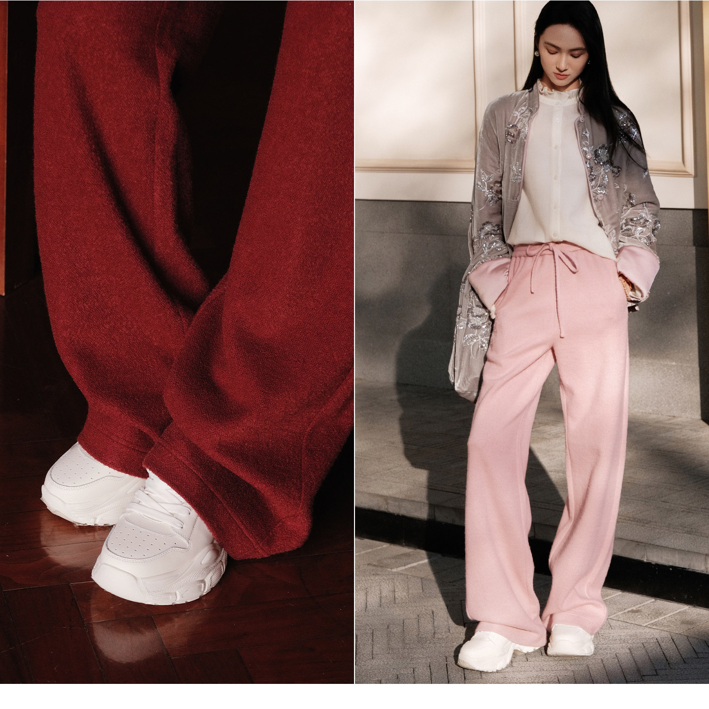 风家窄众 7cm内增高 轻便厚底 3色超轻舒适时髦老爹鞋WX0357主图