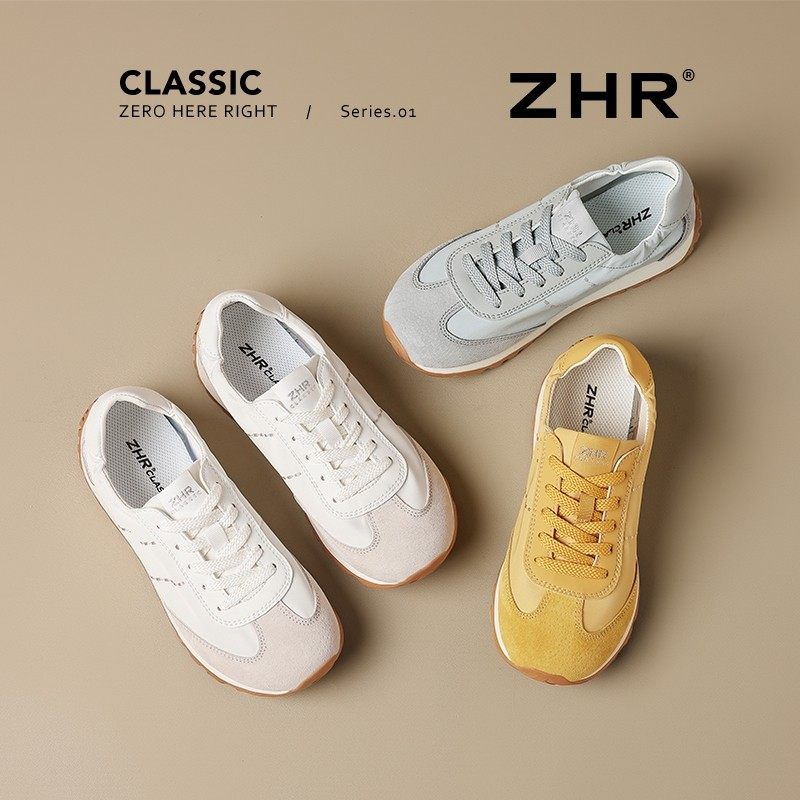 ZHR则则运动休闲鞋女轻便软底德训鞋百搭休闲百搭阿甘鞋主图