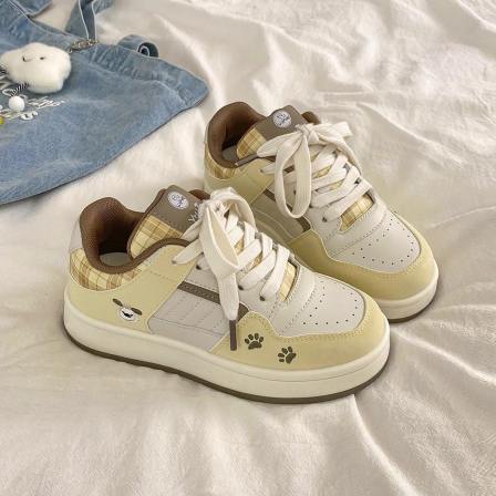 厚底增高爆款加绒小白鞋女2025年秋冬季新款百搭配裙子运动板鞋子