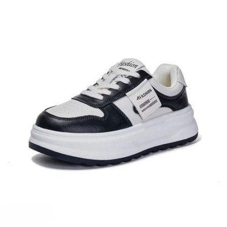 门店59&9！米糕休闲鞋」头层牛皮厚底增高超轻休闲板鞋小白鞋C25765