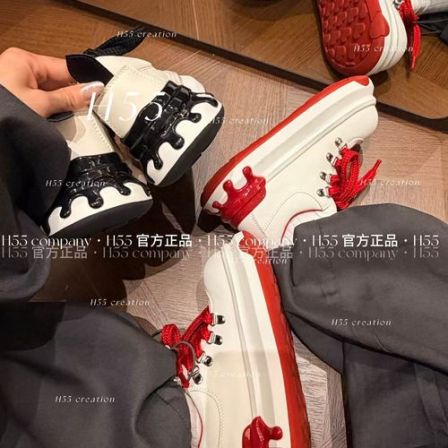 26ss千囍小恶魔｜建筑美学阔型板鞋6cm58-3174【X】