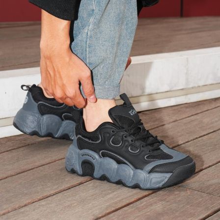 【凌跃】贵人鸟秋冬新款可颂面包鞋老爹鞋复古厚底情侣运动休闲鞋