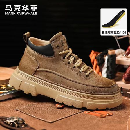 【MarkFairwhale马克华菲】马丁靴鞋子男户外休闲男靴冬季复古皮靴