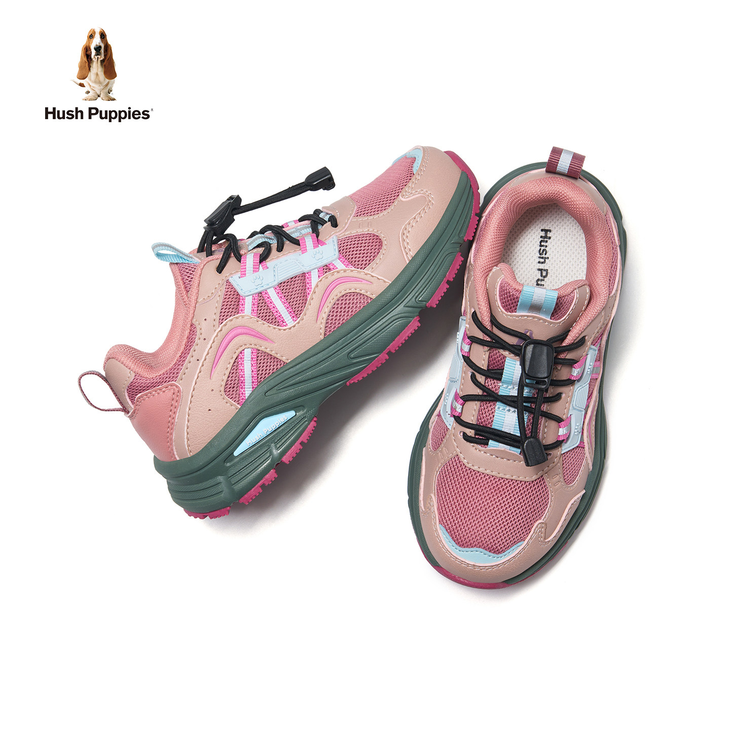 【灵核2.0】暇步士童鞋女童鞋子儿童运动网面透气青年户外老爹鞋主图