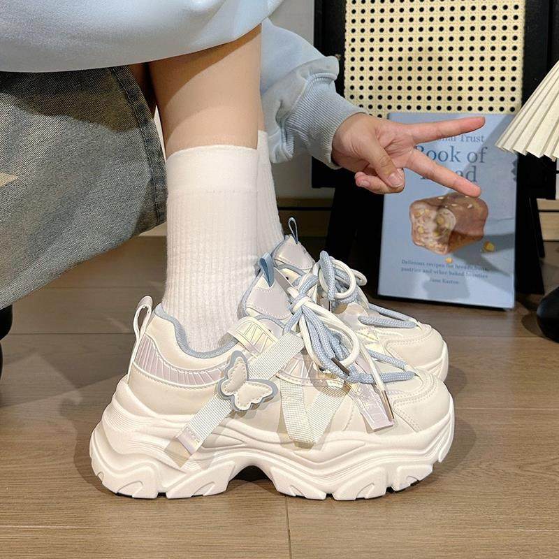 官网C&K女童蝴蝶老爹鞋2026春夏季爆款中大童女孩学生儿童运动鞋主图