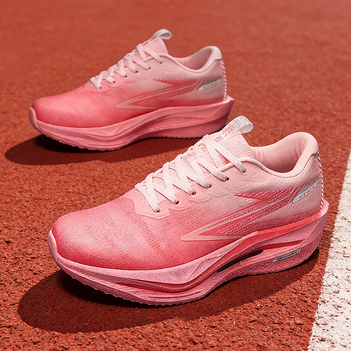 粉色运动鞋青少年爆米花软底超轻减震中大童初中生透气无碳板跑鞋主图