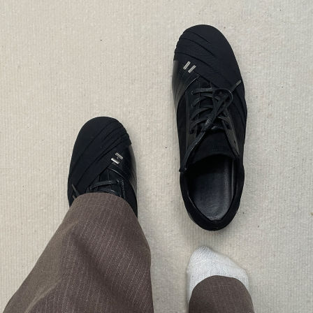 德训鞋老钱极简风男女款阿甘鞋通勤薄底系带舒适百搭运动休闲皮鞋