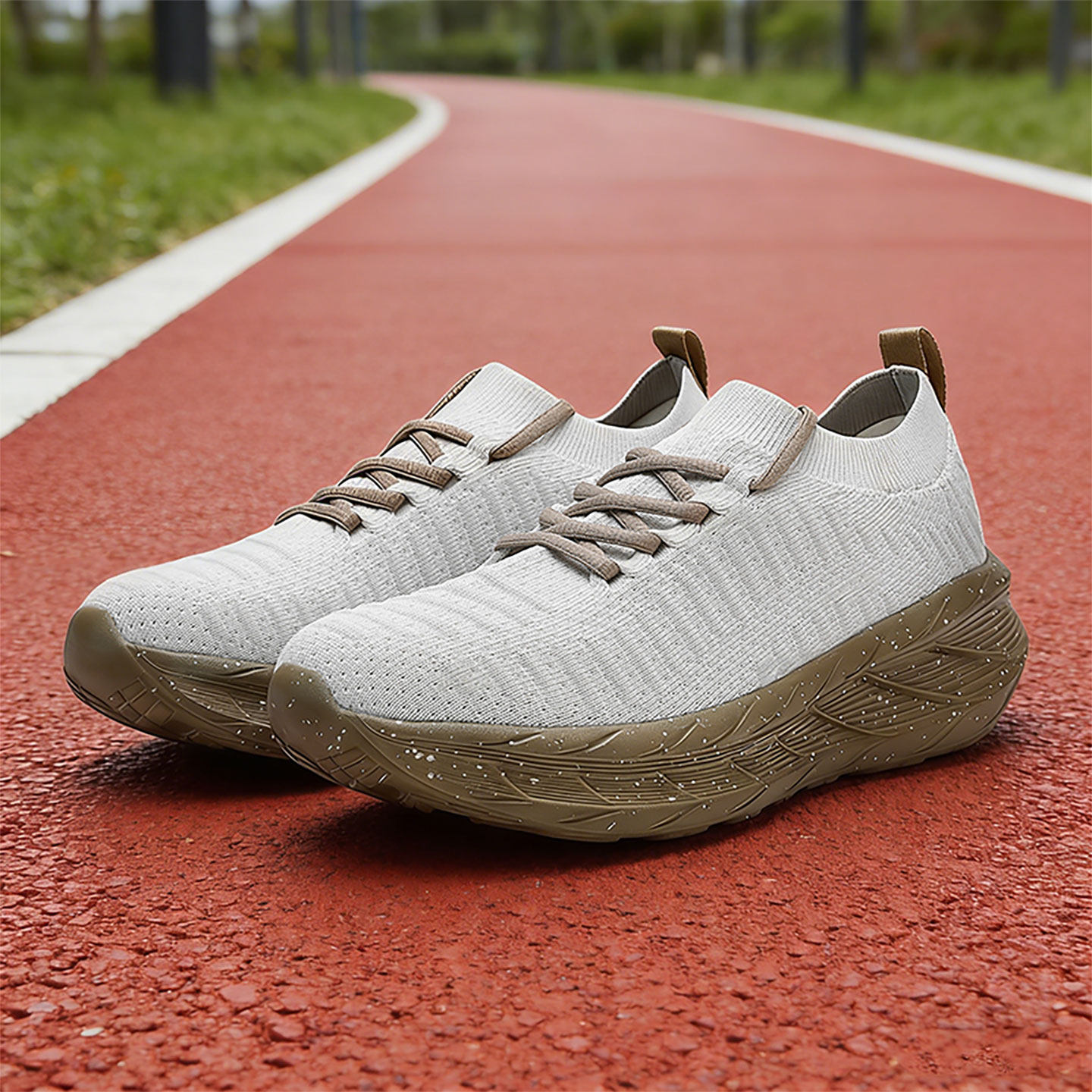 鞋子男款网面透气青少年运动鞋防滑厚底踩屎感男士不累脚休闲跑鞋主图