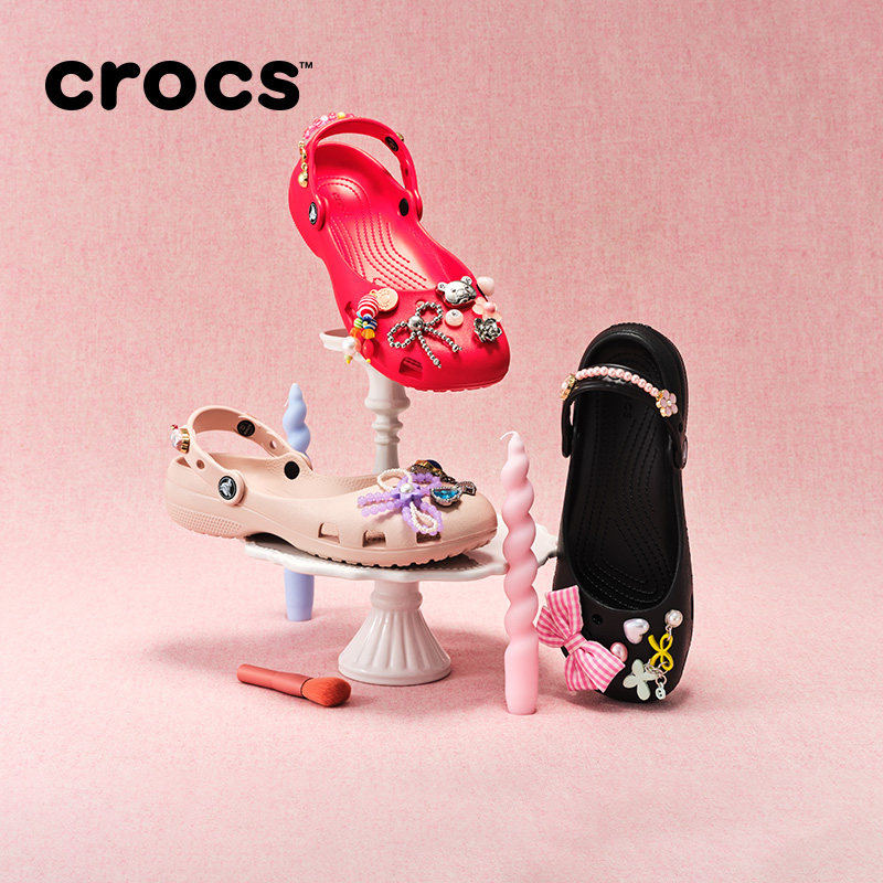 【2026春季新款】Crocs卡骆驰经典芭蕾洞洞鞋凉鞋拖鞋女鞋|211994主图