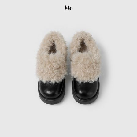 ME【真皮泰迪玛丽珍鞋（加绒）】重磅小牛皮时尚毛绒鞋子MESA6620