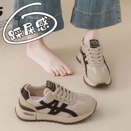 女鞋运动鞋女2026年新款鞋子春季爆款阿甘鞋轻便不累脚跑步鞋34码