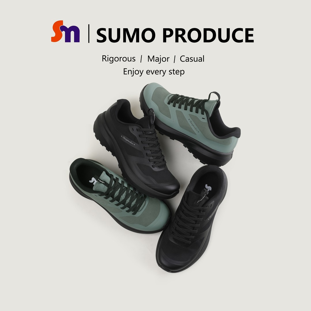 素陌男士运动休闲鞋防滑户外徒步登山鞋越野跑鞋男鞋透气1896主图