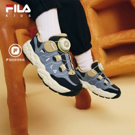 【斐乐儿童松饼鞋】25年秋冬季新款时尚小童经典篮球鞋K14B541203