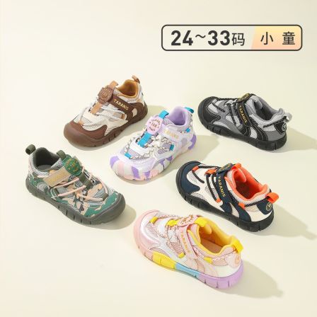 泰兰尼斯26年春新轻便透气儿童时尚舒适校园户外运动鞋T01X6A8899