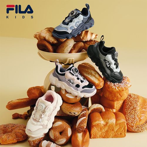 【李好专属】斐乐儿童25年新款豌豆2小童鞋时尚运动百搭经典篮球鞋K14B541201主图