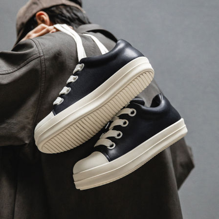 MRA小胖丁厚底板鞋男鞋2026新款解构大头面包鞋复古运动休闲鞋春