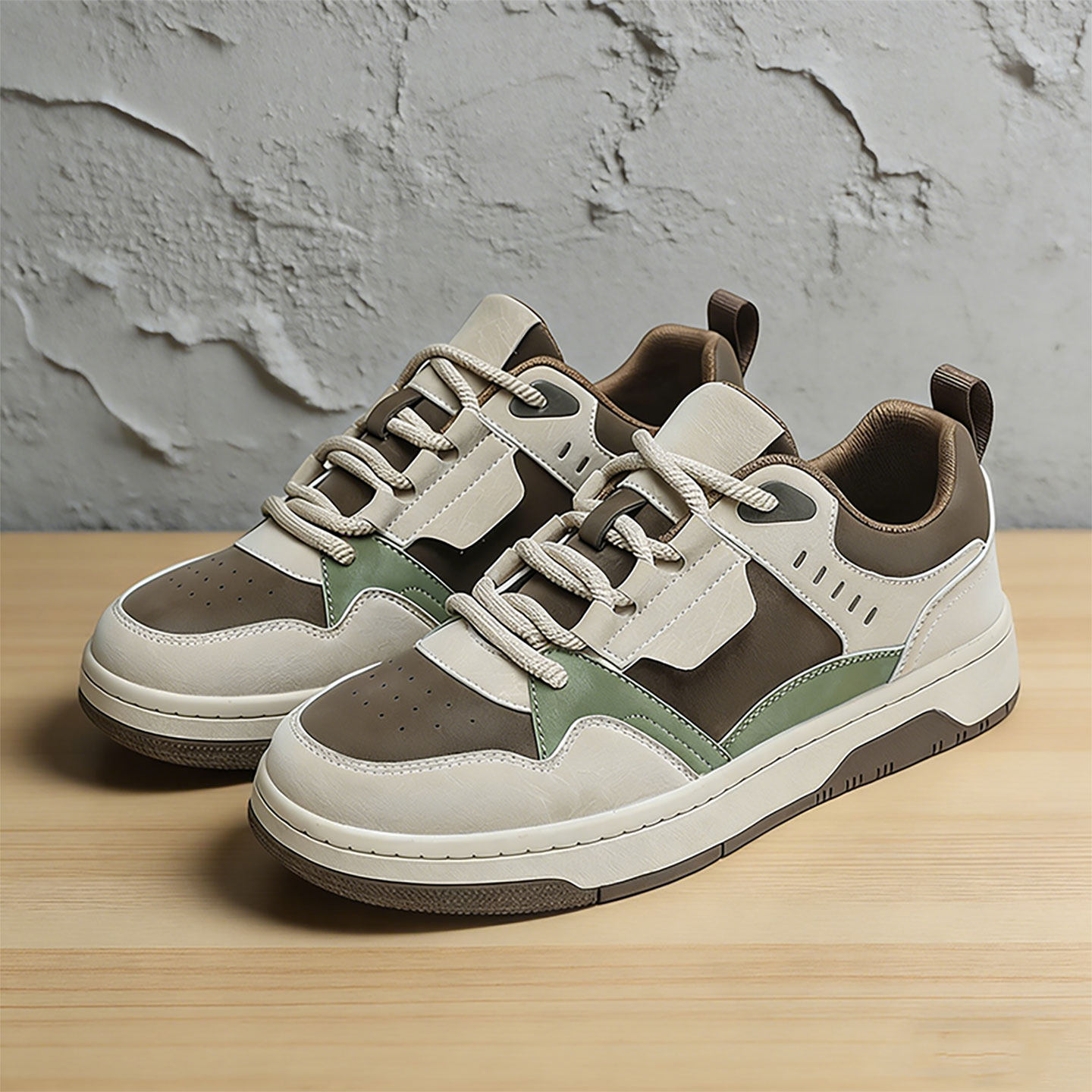 男款鞋子青少年简约百搭休闲男鞋潮牌高级感平底轻便防滑男士板鞋主图