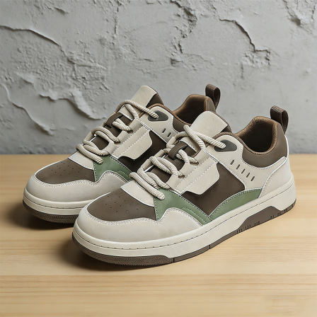 男款鞋子青少年简约百搭休闲男鞋潮牌高级感平底轻便防滑男士板鞋