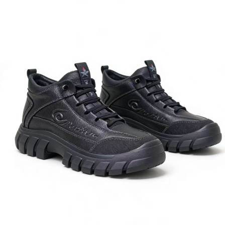 （大小妹）彤彤 男士真羊毛真皮绑带短靴28007#1.19跑单限购