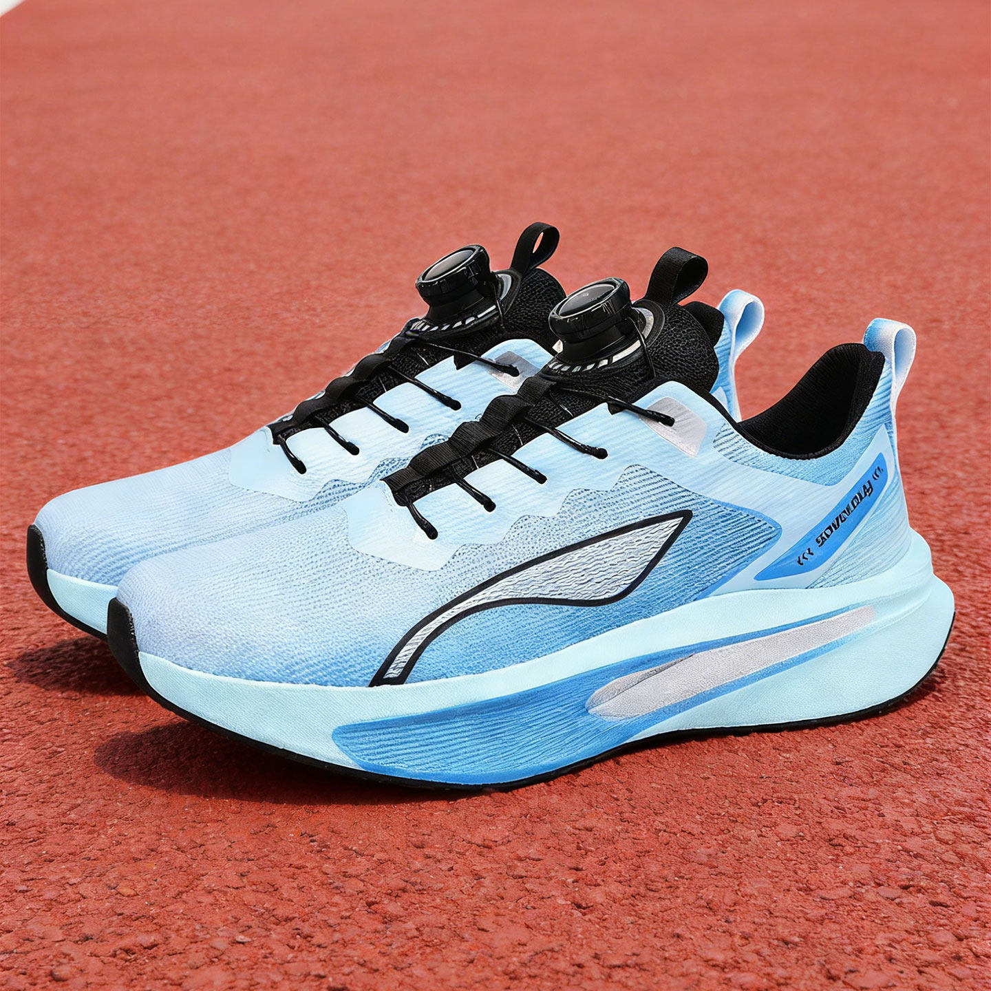 男童不系带鞋子防滑跑鞋无碳板减震厚底初中学生久站不累脚运动鞋主图