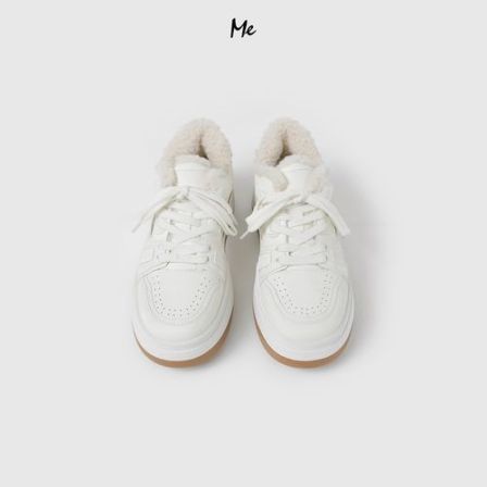 ME【雪泰迪增高鞋（加绒）】重磅小牛皮泰迪毛卷保暖时尚鞋子MESA7943