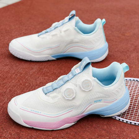 男鞋青少年运动鞋子旋转扣乒乓球鞋男女款初中生透气超轻羽毛球鞋