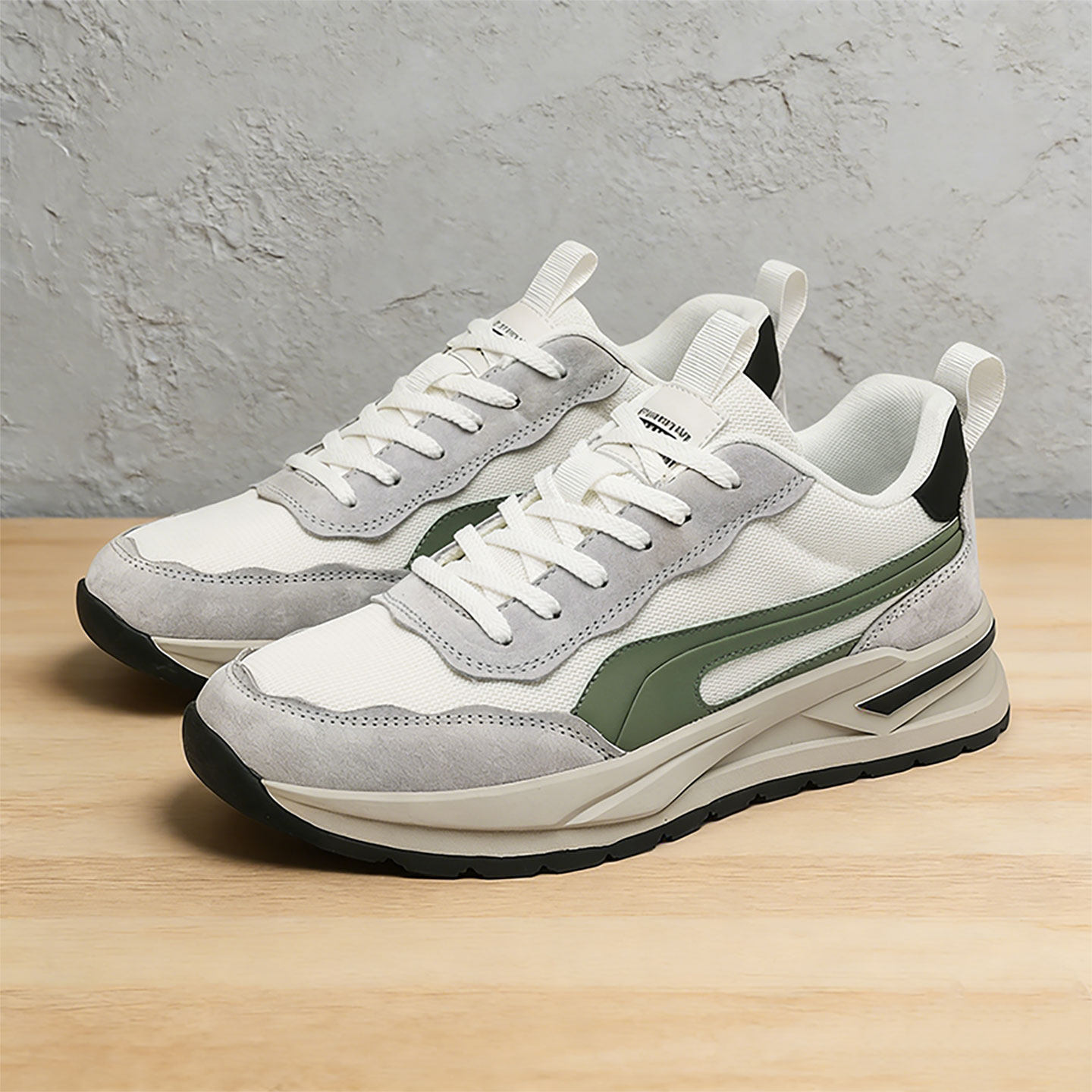 鞋子男鞋网面透气百搭男士休闲潮鞋经典简约青少年运动软底阿甘鞋主图