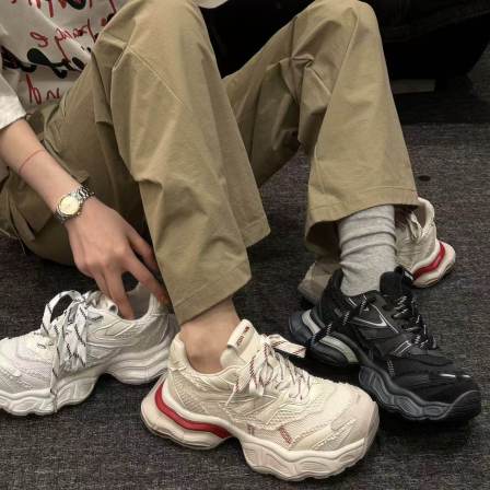 H55女鞋摩洛哥之城2026春季新款休闲鞋女厚底百搭增高老爹鞋女款