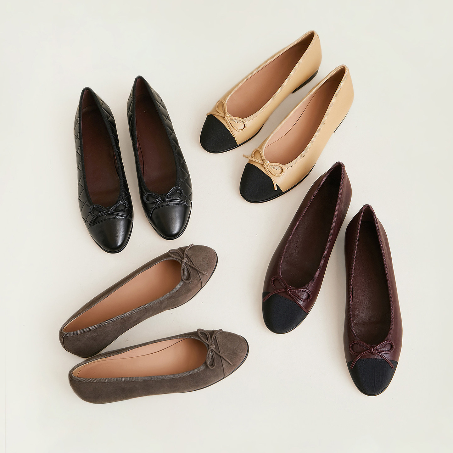 割草机老k 小香风蝴蝶结浅口单鞋女低跟奶奶鞋法式复古2026春新款主图