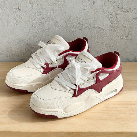 男生鞋子2026新款防滑气垫运动休闲鞋青少年百搭学生耐磨增高板鞋