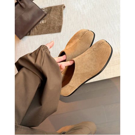 【黑标系列】葡萄妈studiolee 高级感进口胎牛反绒tabi分趾鞋女