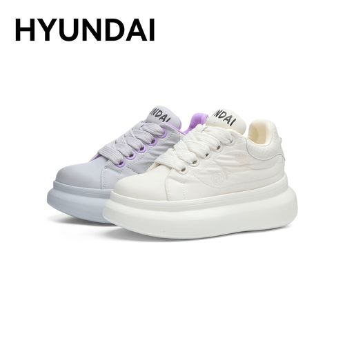 现代HYUNDAI时尚韩版厚底小白鞋休闲情侣款麦昆鞋25Z08R主图
