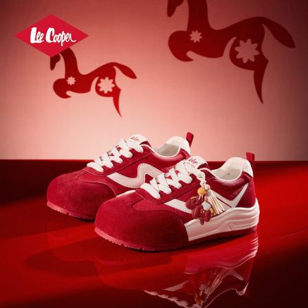 【肖然好物】LEE COOPER时尚百搭德训鞋女2026春款复古拼色休闲鞋潮流低帮板鞋