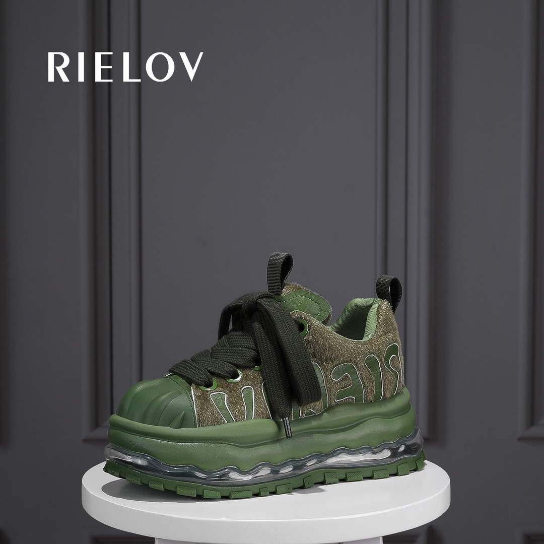 RIELOV增高7cm厚底秋冬ins时尚潮流百搭女士休闲鞋2026加绒25349主图
