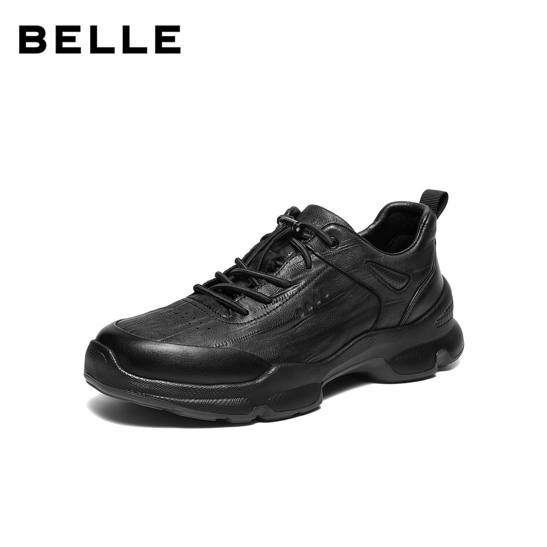 【百丽】百丽厚底增高健步鞋男26新款春商场款休闲运动鞋9AE01AM6主图