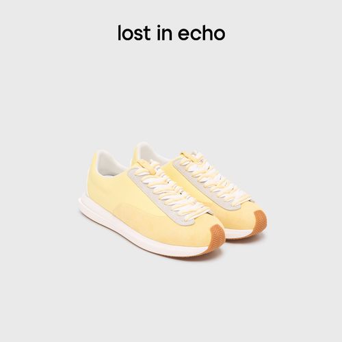 【lost in echo抖音专供】2026新款真皮厚底增高阿甘鞋运动休闲鞋女主图