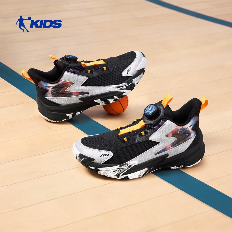【闪影】乔丹儿童篮球鞋男童2026春季新款专业实战童鞋中大童运动鞋主图