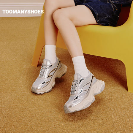 【昕怡直播间】Toomanyshoes美高校园厚底复古老爹鞋