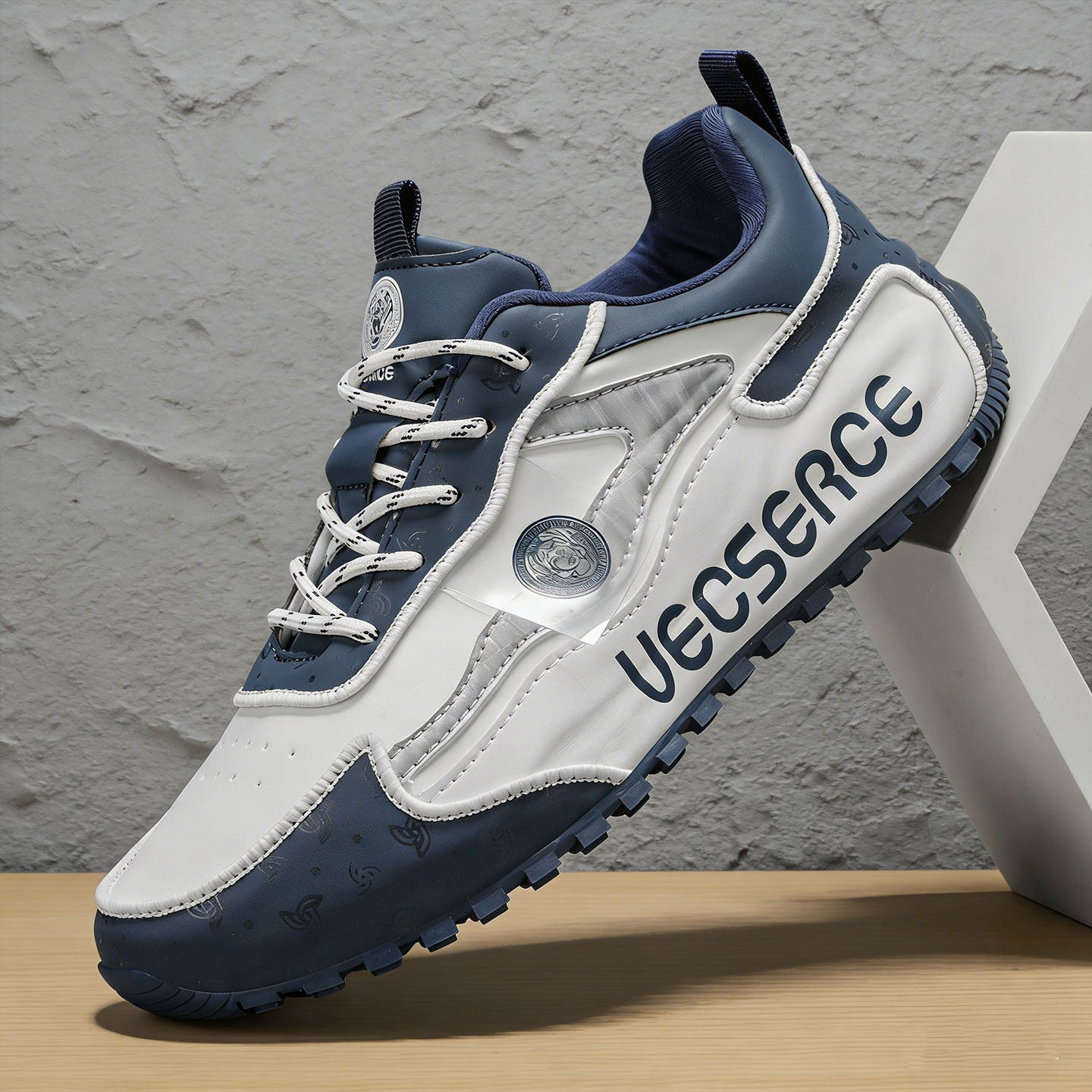 男款鞋子防滑增高厚底男士运动鞋皮面防水不脚臭老爹鞋男休闲鞋子主图