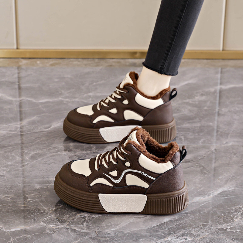 超软加绒保暖棉鞋女2025冬季新款厚底休闲加厚防滑雪地高帮运动鞋主图