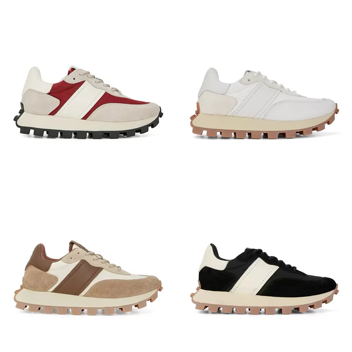 1.18小榴莲【爵哥】跟高4cm牛反绒休闲复古阿甘鞋L287 K801主图