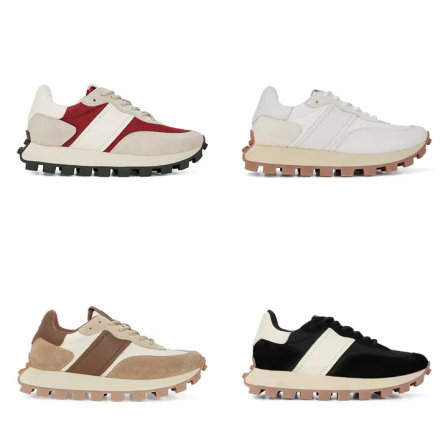 1.18小榴莲【爵哥】跟高4cm牛反绒休闲复古阿甘鞋L287 K801