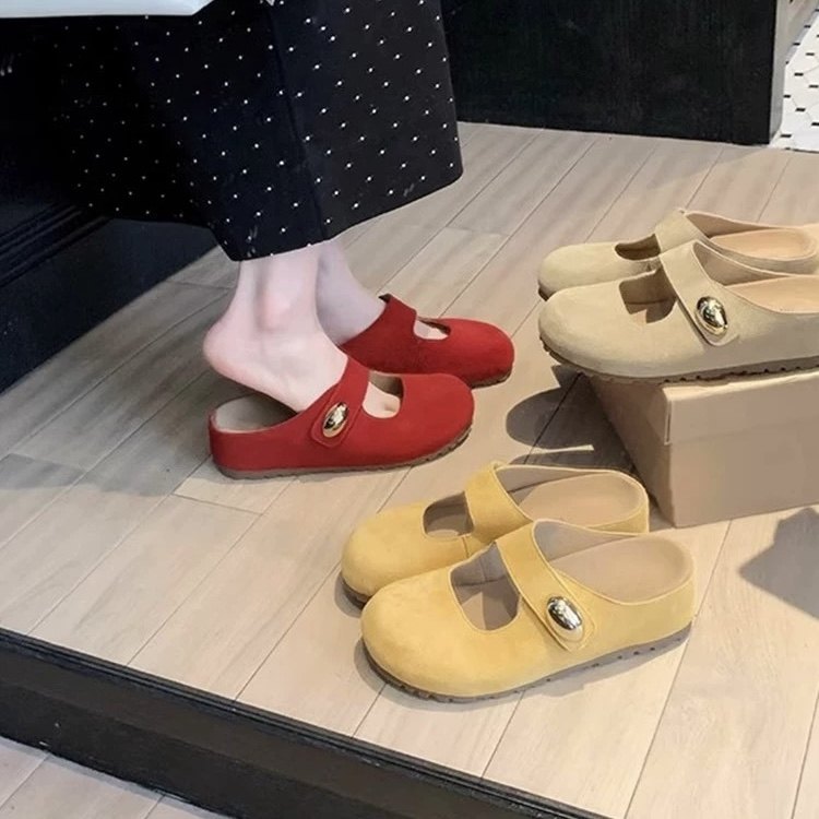 1.18小榴莲【爵哥】跟高5cm牛二层皮复古增高博肯鞋2183 K801主图